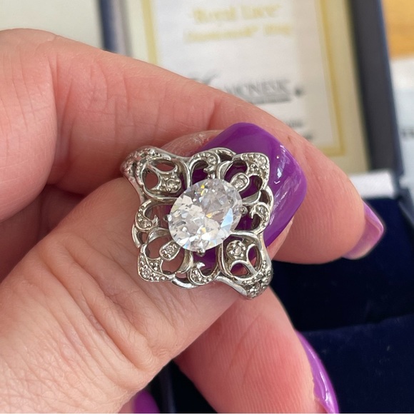 Size 10 Royal Lace Ring-Bradford Exchange - Picture 3 of 7